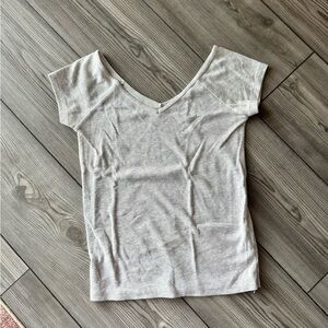 American Eagle Ribbed Short Sleeve Tee